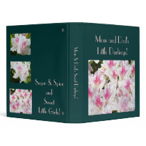 Mom & Dad's Little Darling! binder Pink Azaleas
