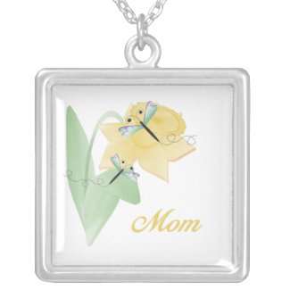 Mom (daffodil) necklace