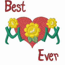 Mom Daisy Heart embroidered shirts by Embroidery4U Mom Daisy Heart embroidered shirts