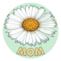 Mom Daisy Sticker by mariannegilliand Mom Daisy Sticker