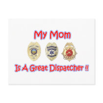 Mom Dispatcher Postcards by RealSlogans Mom Dispatcher Postcards