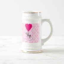 Mom, elephant and heart balloons coffee mugs