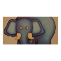 mom elephant photo cards