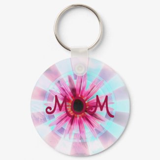 Mom Floral keychain