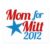 Mom for Mitt Romney Post Card