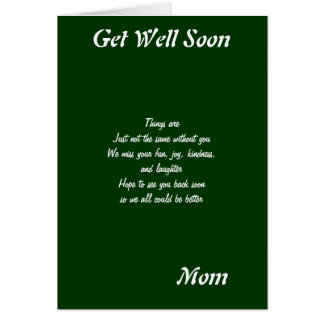 Mother Get Well Cards | Zazzle