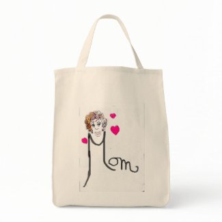 Mom Grocery Tote Bag zazzle_bag