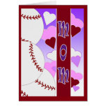 Mom - Happy Valentine's from Baseball Fan/ Player Card