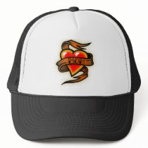 mom hart tattoo hats