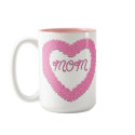Mom Heart Mug