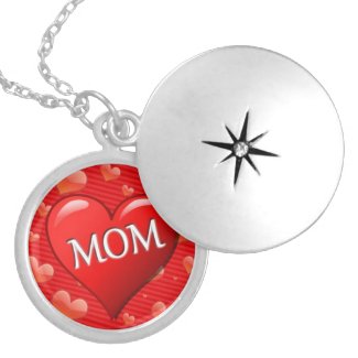 Mom Heart Necklace zazzle_necklace