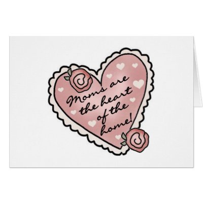 Mom Heart of the Home Cards by mom_gifts