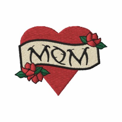 tattoo jacket. Mom Heart Tattoo Embroidered Jacket by slamdunksapparel