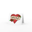 Mom heart tattoo Mother's Day card by slamdunksapparel Mom heart tattoo Mother's Day card