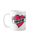 Mom Heart Tattoo mugs