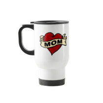 Mom Heart Tattoo Coffee Mug