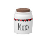 Mom Hearts Candy Dish
