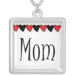 Mom Hearts Necklaces
