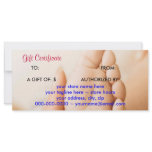 MOM Holding A Baby Foot Gift Certificate Rack Card