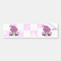 MOM HOME'S HEART BUMPER STICKER