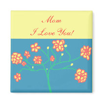 Mom - I Love You! - magnet by Horseshoes3 Mom - I Love You! - magnet