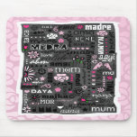 MOM IN DIFFERENT LANGUAGES MOUSEPAD