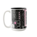 MOM IN DIFFERENT LANGUAGES MUG