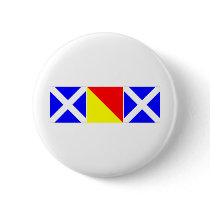 mom in nautical code flags pinback buttons
