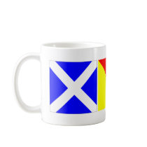 mom in nautical code flags mug