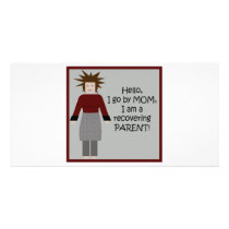 Mom in Recovery 2 Custom Photo Card