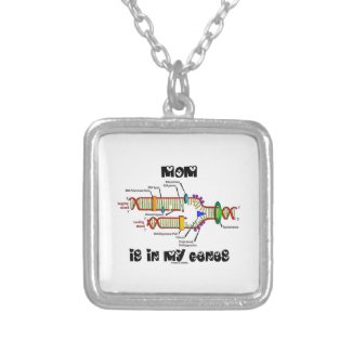 Mom Is In My Genes (DNA Replication) Personalized Necklace