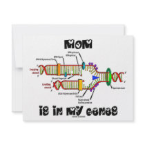 Mom Is In My Genes invitations by wordsunwords Mom Is In My Genes invitations