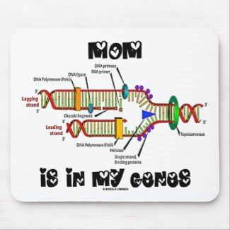 Mom Is In My Genes Mousepads