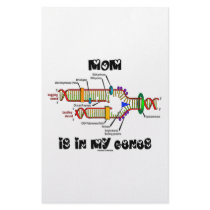 Mom Is In My Genes stationery by wordsunwords Mom Is In My Genes stationery