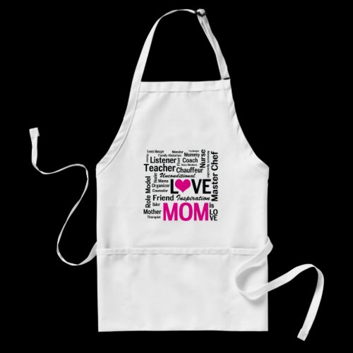 Mom is LOVE - and She's a Master Chef Too! Apron