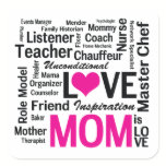 Mom is Love - Mother's Day Appreciation stickers