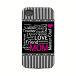 Mom is Love Mother's Day Gift for Do It All Mum casemate cases