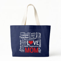 Mom is Love Mother's Day Shopping Bag