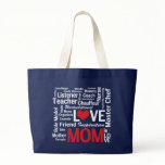 Mom is Love Mother's Day Shopping Bag bags