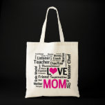 Mom is Love Mother's Day Shopping Bag