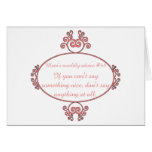 Mom-isms on t-shirts and gifts for moms. greeting card