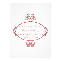 Mom-isms on t-shirts and gifts for moms. custom invites
