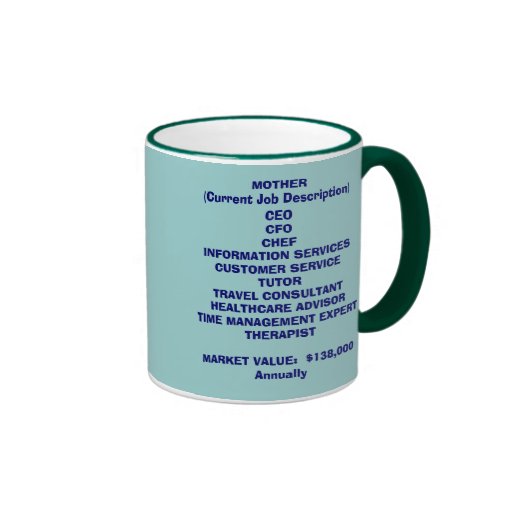 Mom Job Description Mug