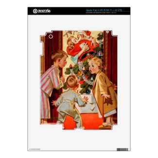 Mom Kisses Santa Claus