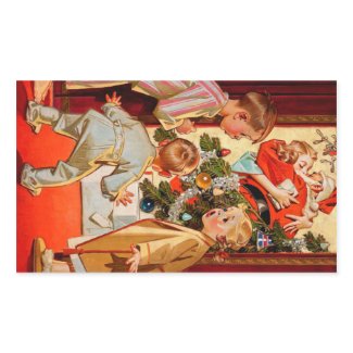 Mom Kisses Santa Claus