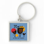 Mom Life's Best Teacher Keychain