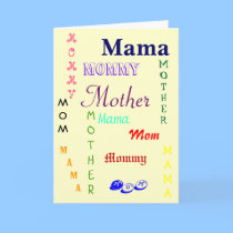 Mom, Mama, Mother, Mommy cards by rdwnggrl Mom, Mama, Mother, Mommy cards