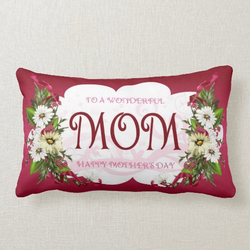 Mom, Mother's Day Pillow Keepsake For Mothers day Zazzle
