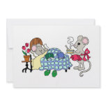 Mom Mouse Caring for Sick Child Announcements