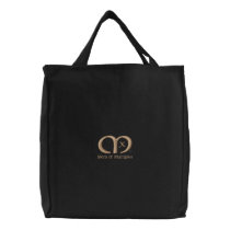 Mom of Multiples [Tan] Bag embroidered bags